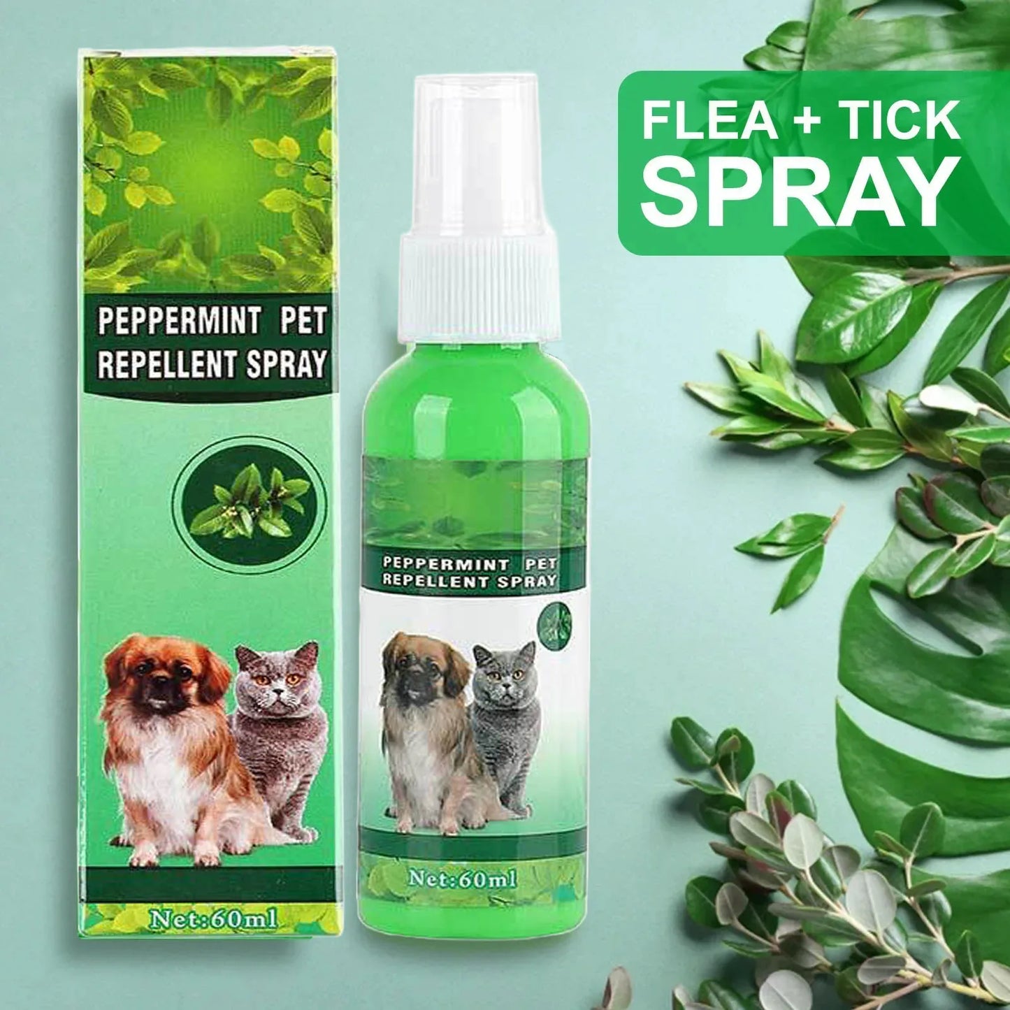 Pet Care Flea Spray with Natural Oils