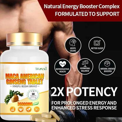 Organic Maca American Ginseng Supplement