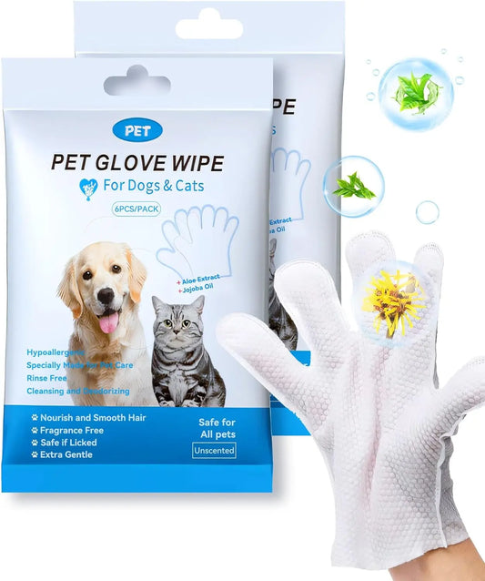 Pet Grooming Wipes Natural Deodorizing
