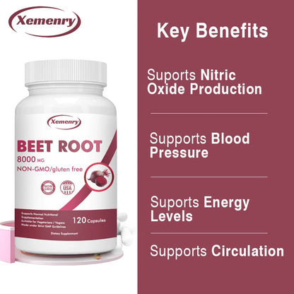 Organic Beetroot Athletic Health Capsules