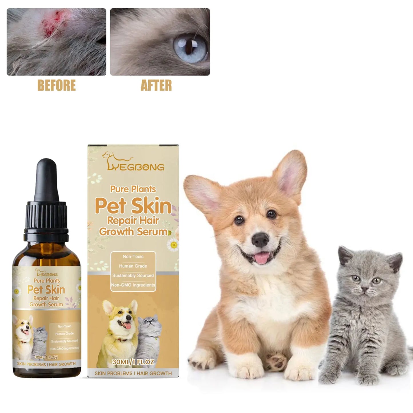 Pet Hair Conditioner with Natural Repair