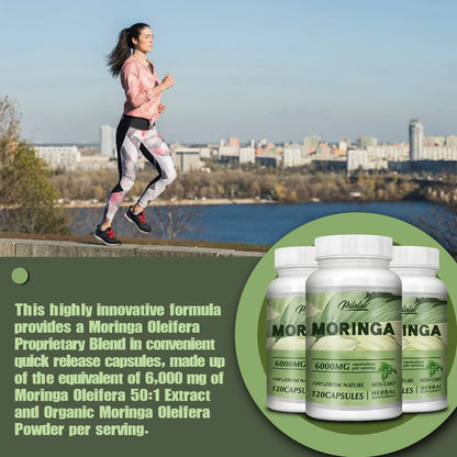 Moringa Energy Antioxidant Health Capsules