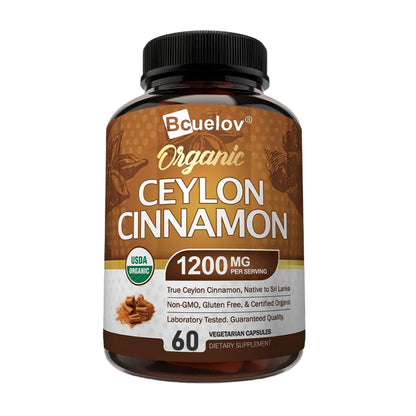 Natural Ceylon Cinnamon Supplement Capsules