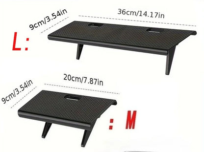 Adjustable Desktop TV and Monitor Shelf