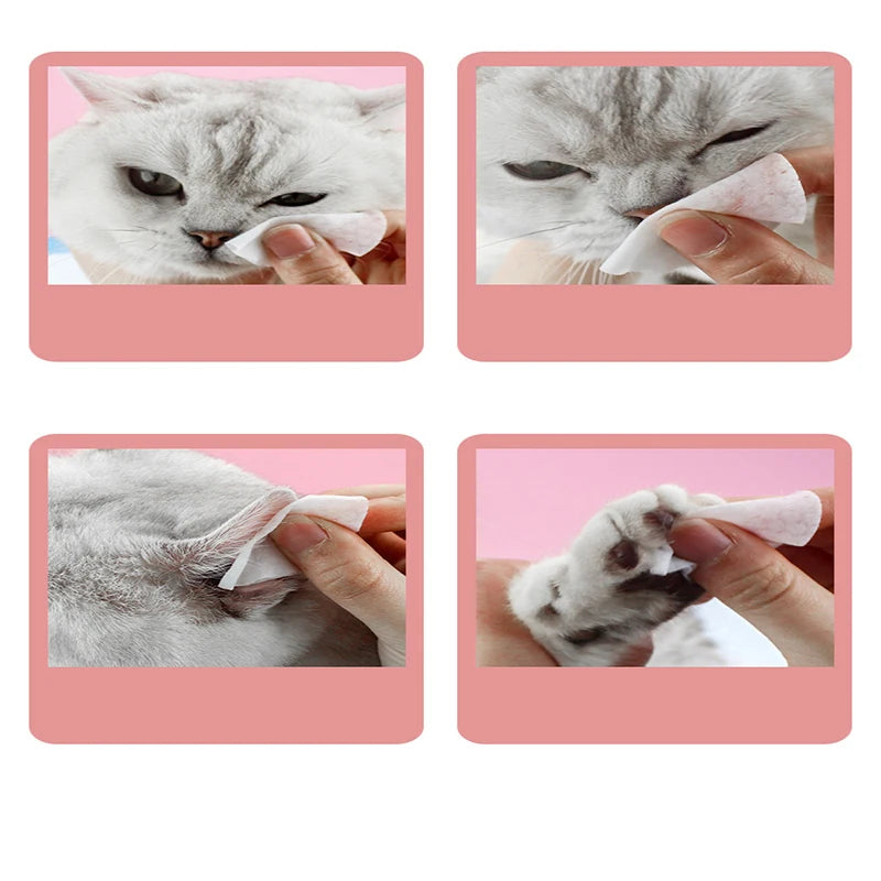 Pet Eye Cleaning Wipes Natural Formula