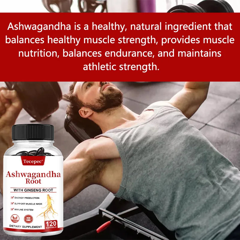 Organic Ashwagandha Herbal Energy Supplement