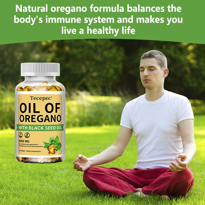 Oregano Black Seed Health Supplement