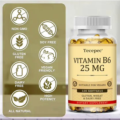 Vitamin B6 Supplement for Energy Support
