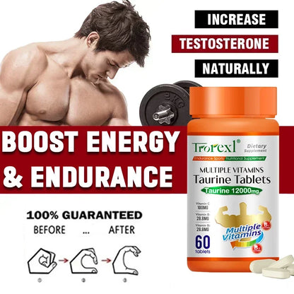 Organic Taurine Natural Energy Supplement