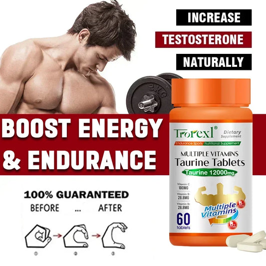 Organic Taurine Natural Energy Supplement