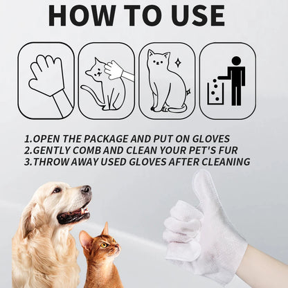Pet Grooming Wipes Natural Deodorizing
