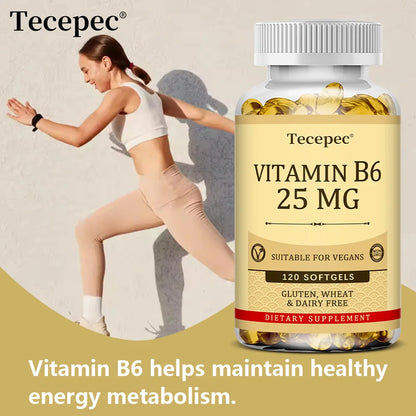 Vitamin B6 Supplement for Energy Support