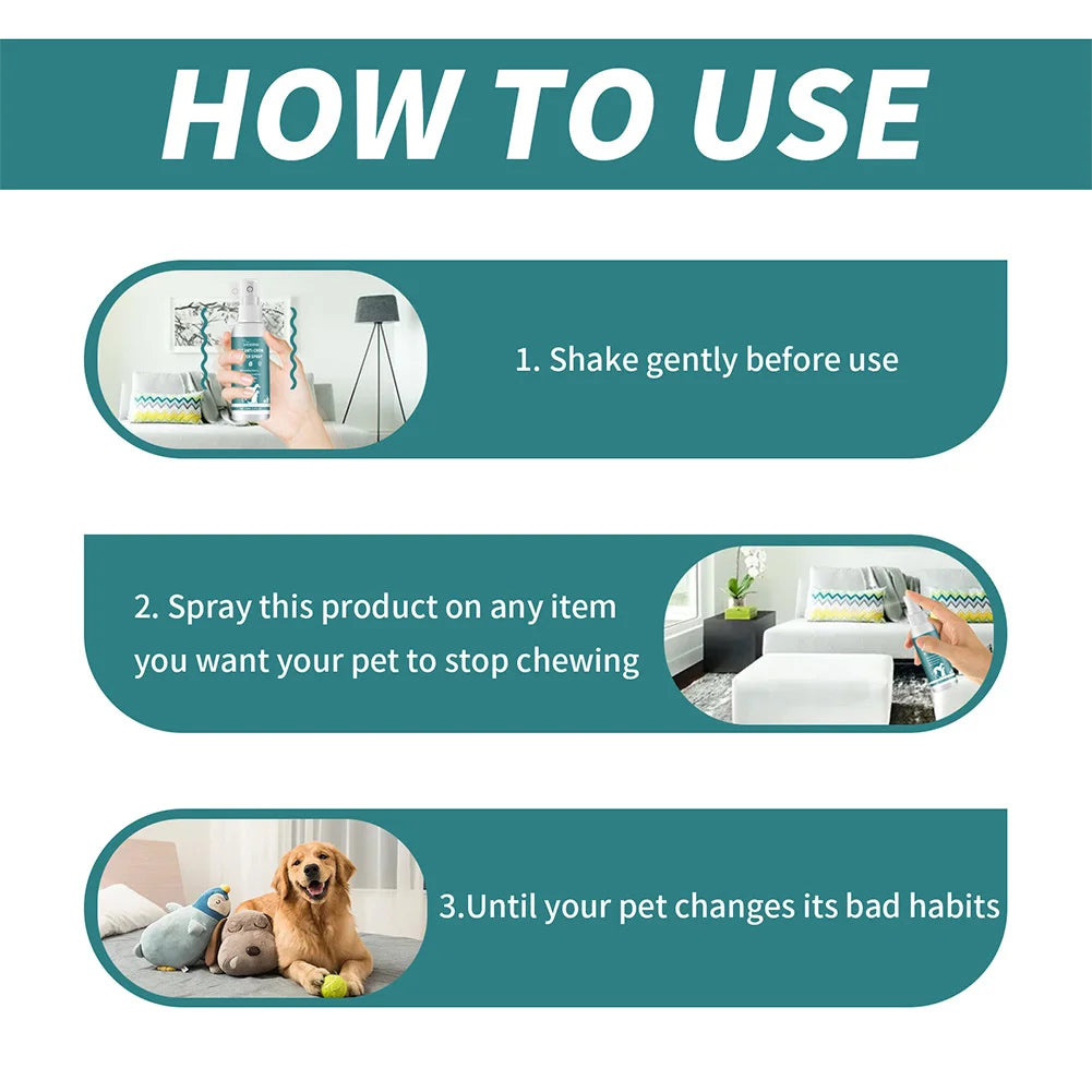 Natural Dog Anti-Chew Training Spray