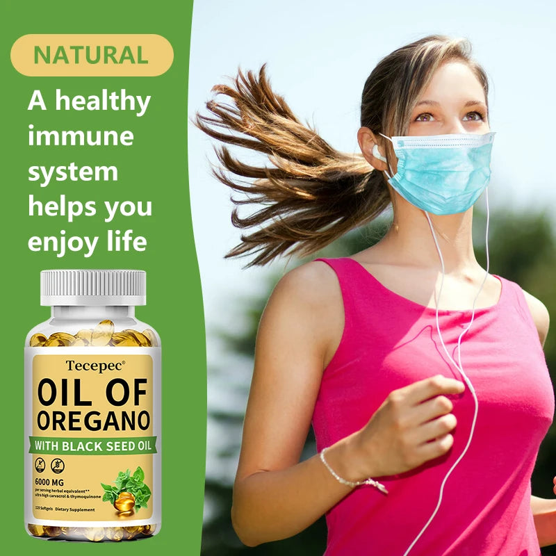Oregano Black Seed Health Supplement