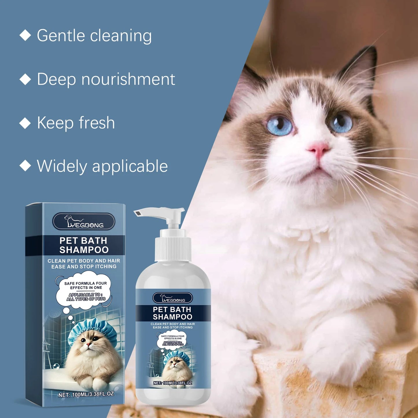 Deodorizing Shampoo for Pets Natural