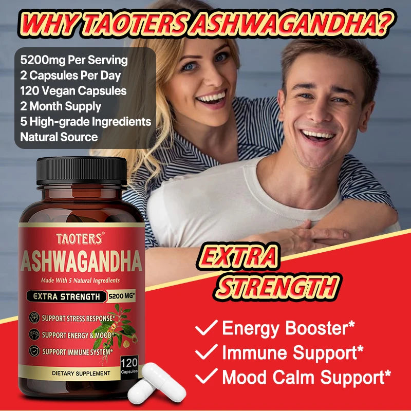 Ashwagandha Turmeric Energy Support Capsules