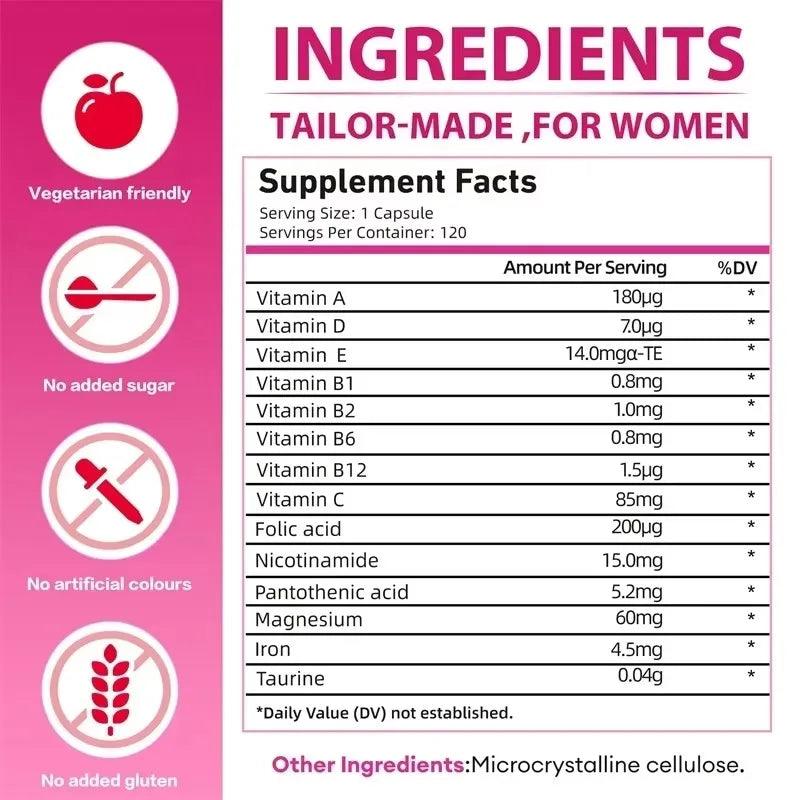 Antioxidant Support Vitamin Supplement for Women