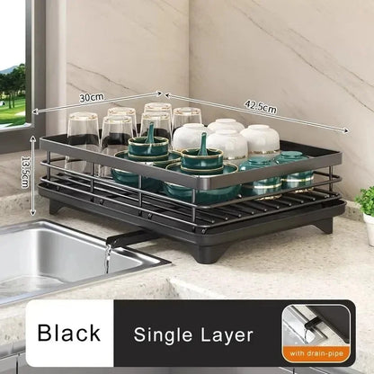 Adjustable Over Sink Dish Drying Rack