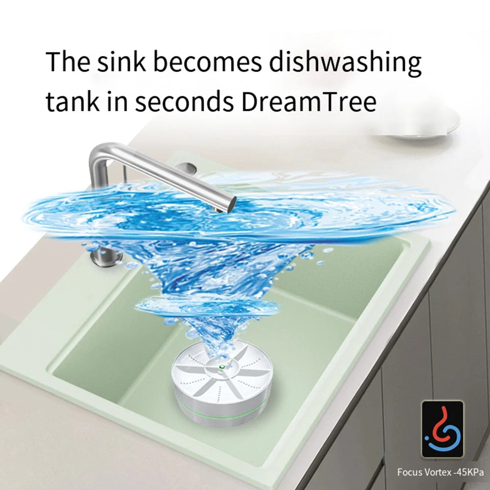 Ultrasonic Kitchen Dish Washer