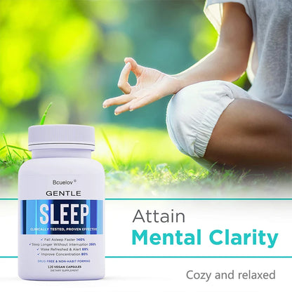 Bcuelov Natural Sleep Aid Supplement