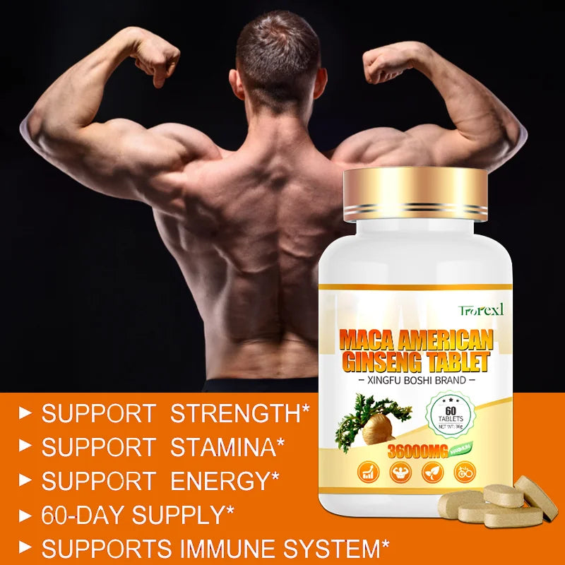 Organic Maca American Ginseng Supplement