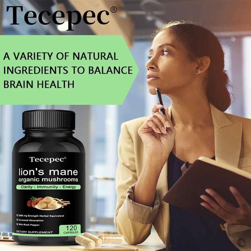 Lion’s Mane Organic Mushroom Supplement