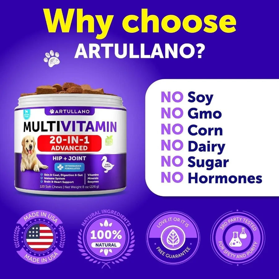 Natural Dog Multivitamin Joint Supplement