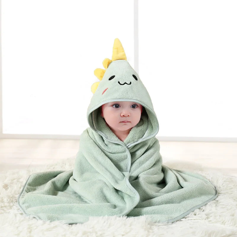 Newborn Hooded Bath Towel Blanket