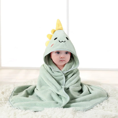 Newborn Hooded Bath Towel Blanket