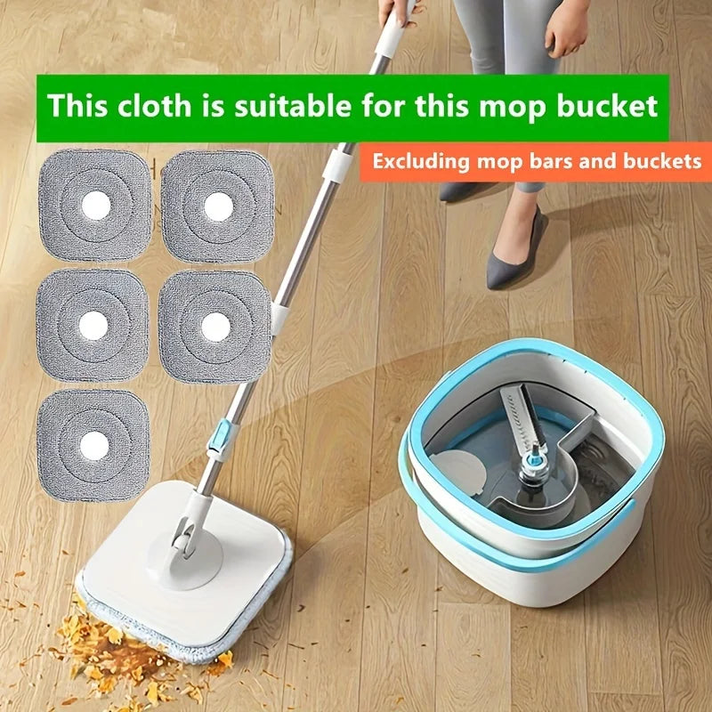 5pcs Replacement Mop Cloths