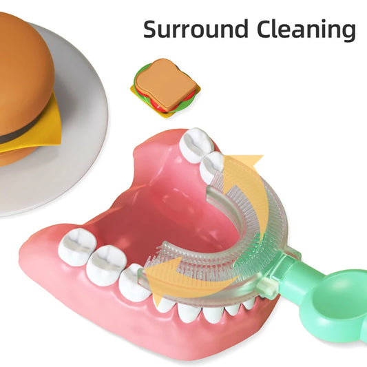 Children’s 360° U-Shaped Silicone Toothbrush