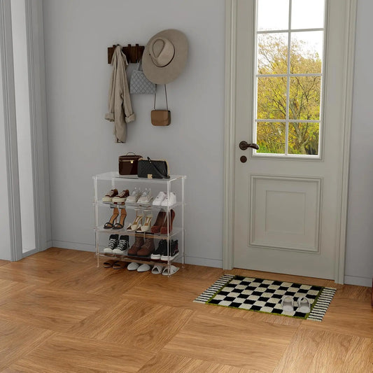 4-Tier Acrylic Shoe Rack