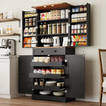 Farmhouse Kitchen Pantry Storage Cabinet