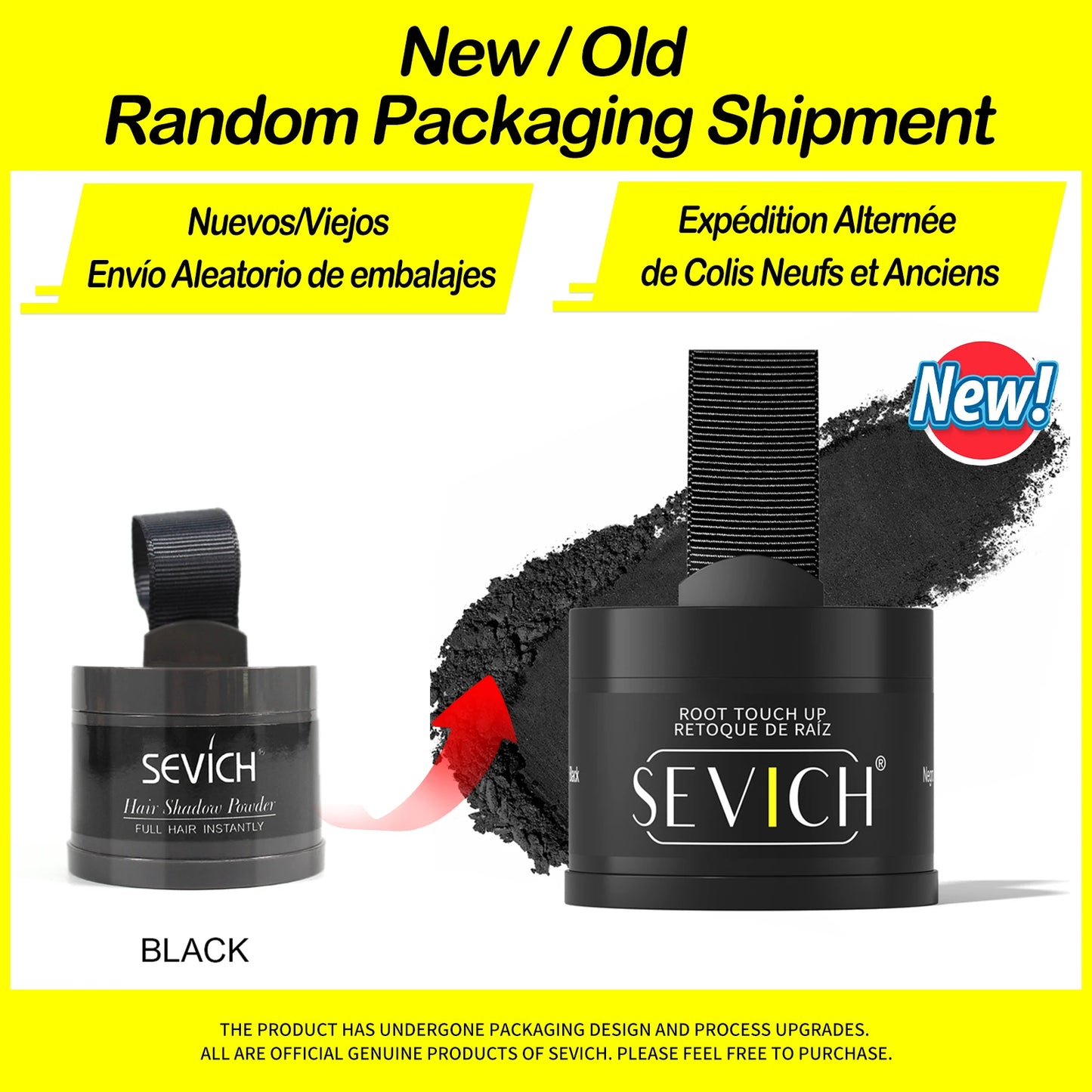 Sevich Hairline Shadow Powder for Hair Loss Concealment