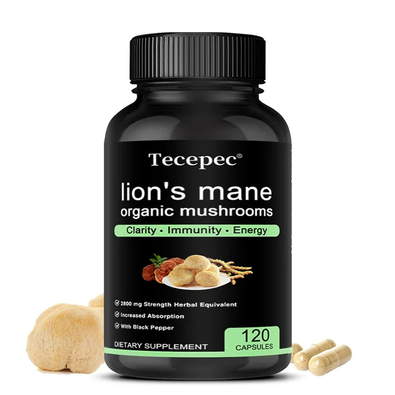 Lion’s Mane Organic Mushroom Supplement