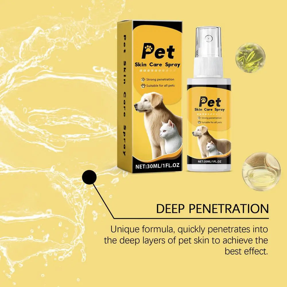 Natural Dog Puppy Moisturizing Spray
