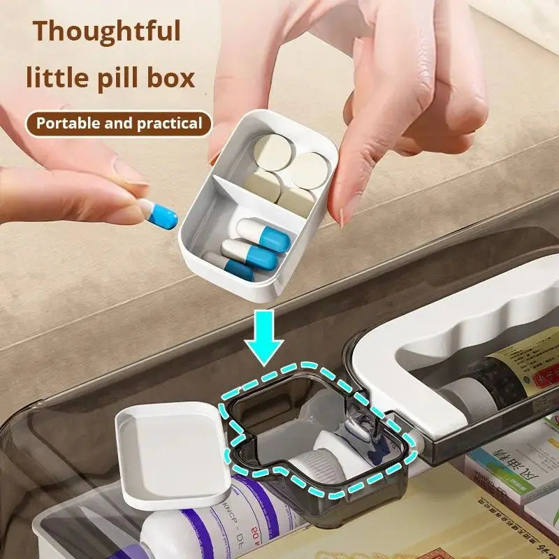 Multi-Layer Home Medicine Organizer