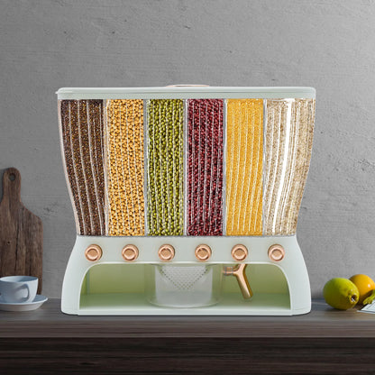 6-Grid Multigrain Rice Storage Bin