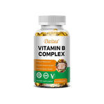 Organic Vitamin B Complex Supplement Capsules