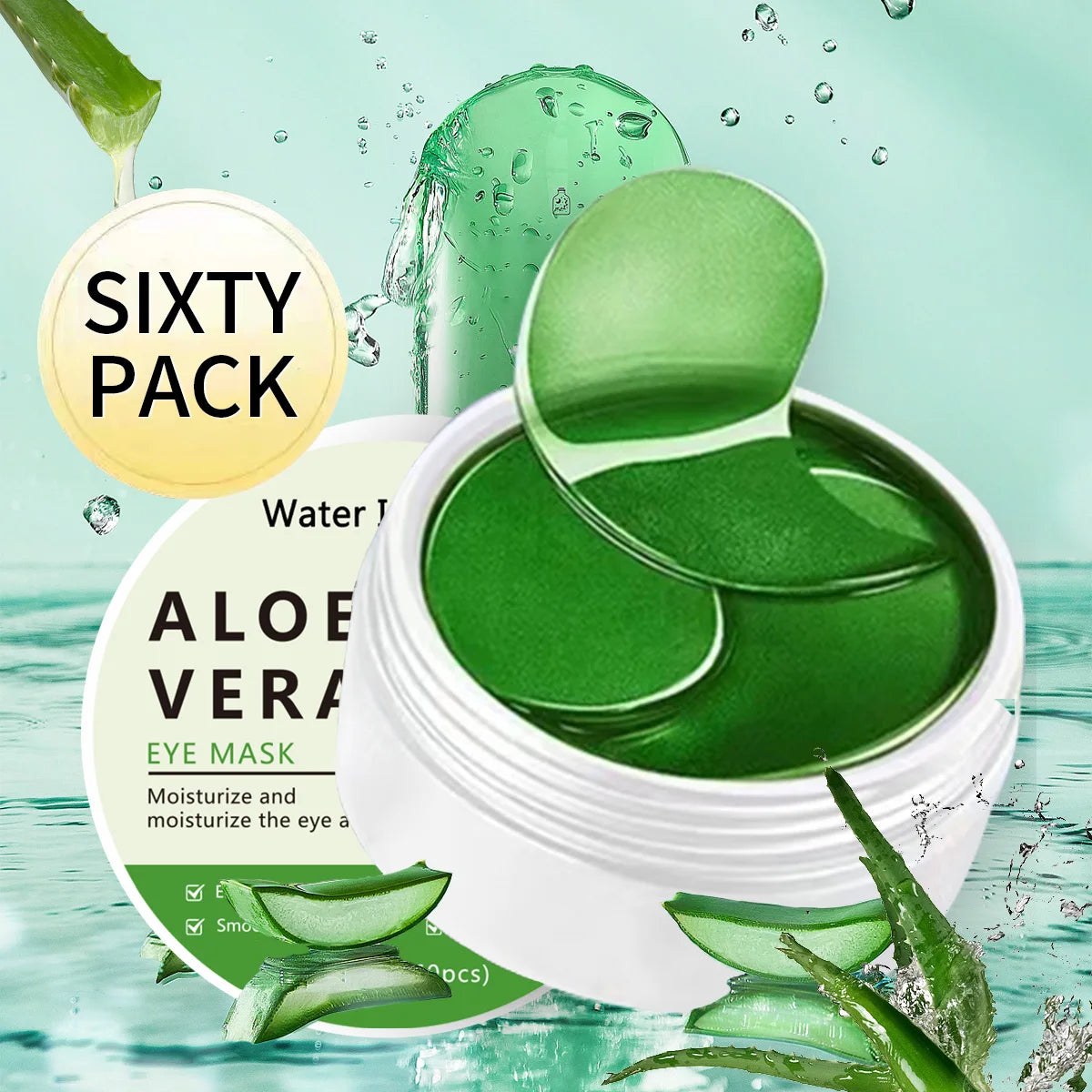 Aloe Vera Collagen Eye Patch for Moisturizing and Firming