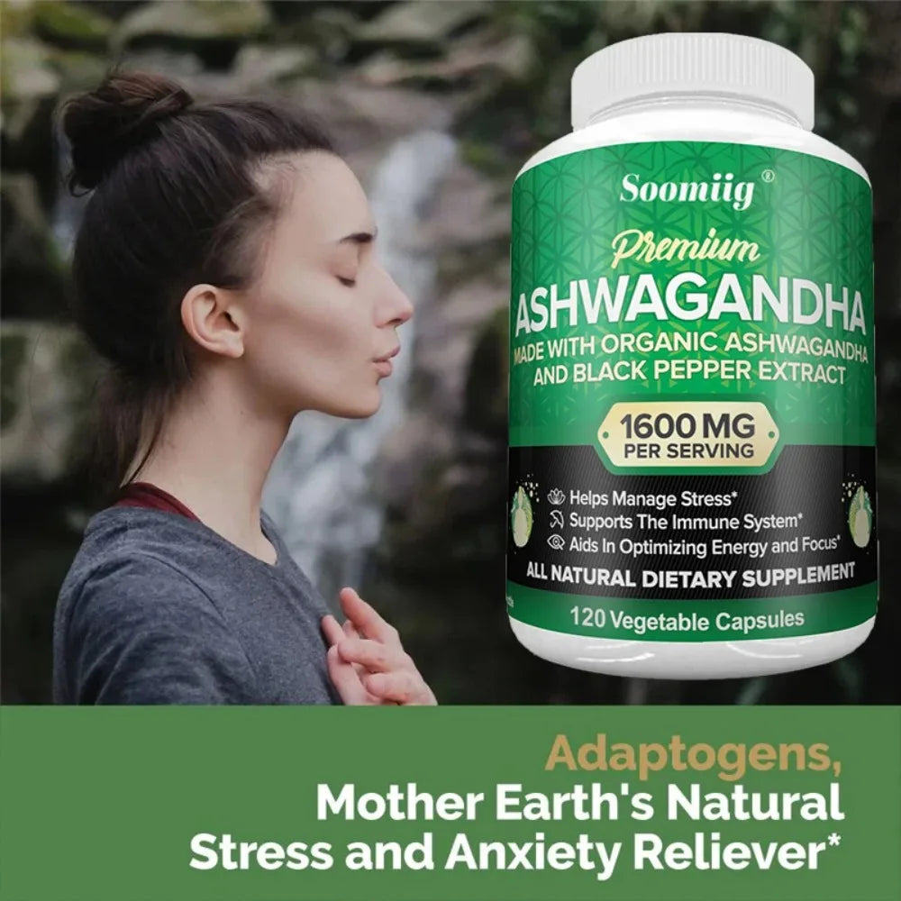 Organic Ashwagandha Black Pepper Capsules