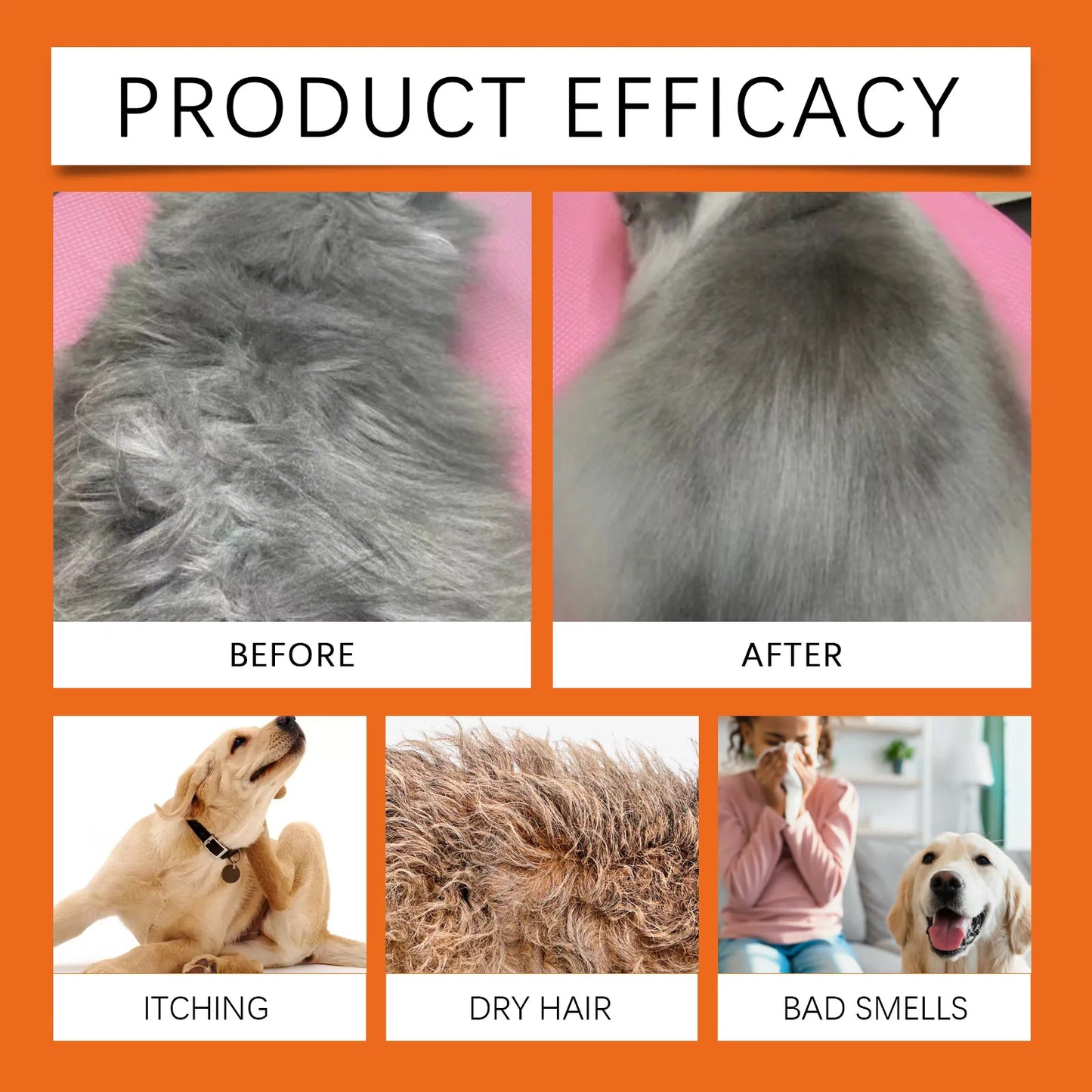 Natural Pet Shampoo for Healthy Coat