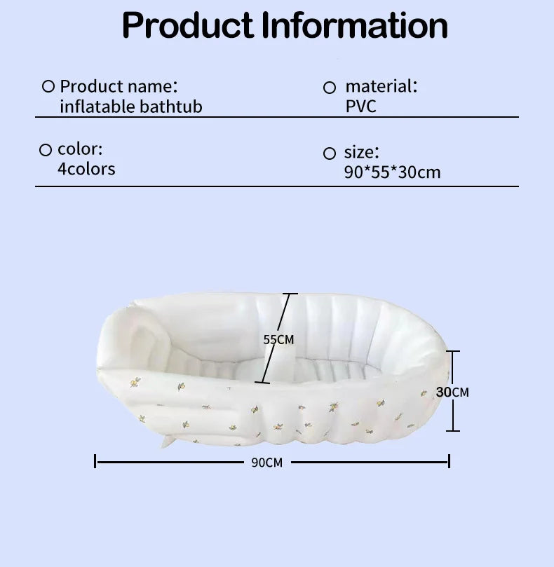 Children’s Outdoor Inflatable Bathtub