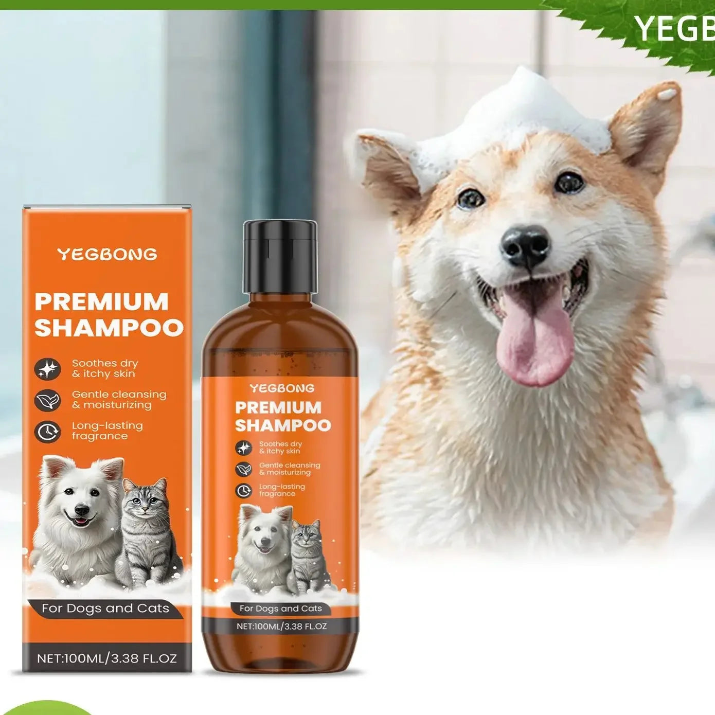 Natural Pet Shampoo for Healthy Coat