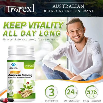 Natural Male Enhancement Ginseng Capsules