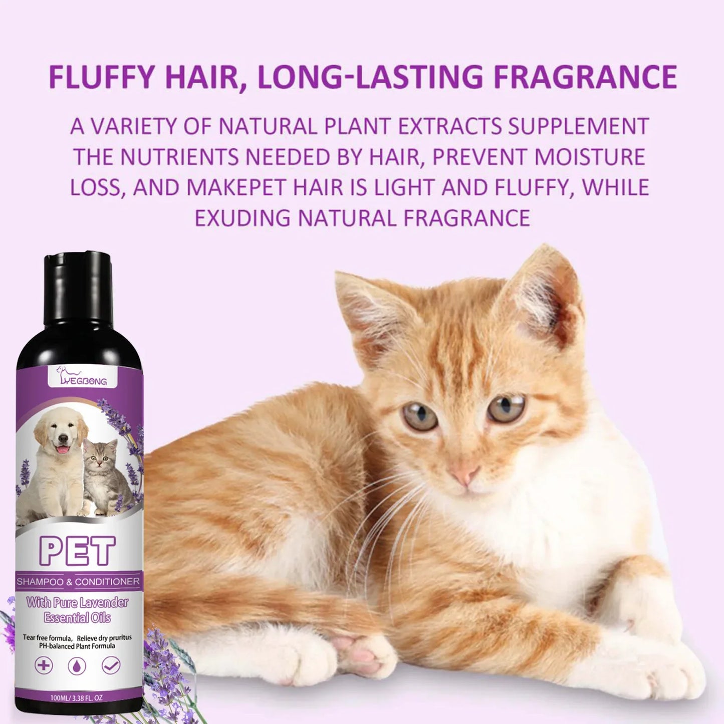 Natural Lavender Pet Care Shampoo