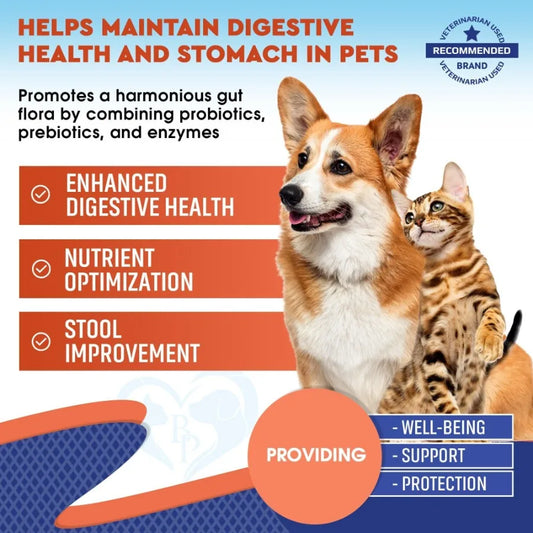 Natural Pet Probiotics Digestive Supplement