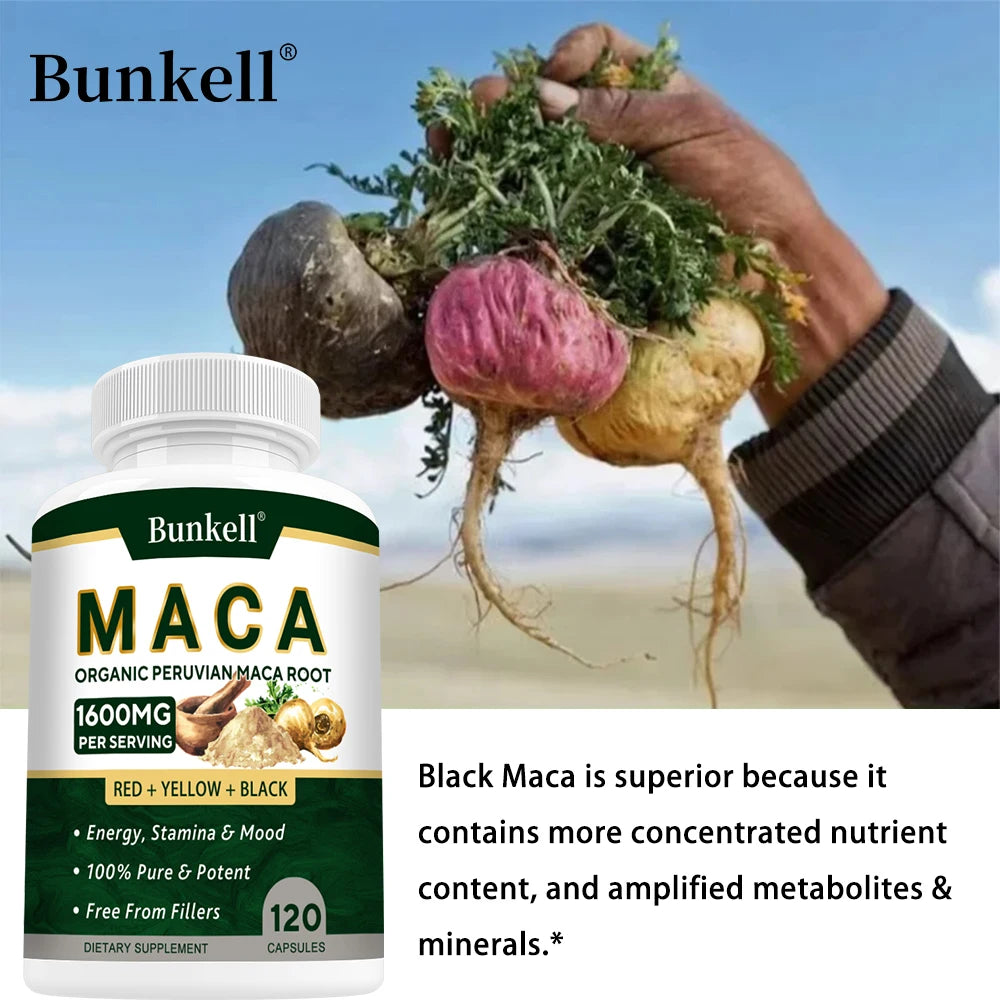 Bunkell Organic Peruvian Maca Supplement