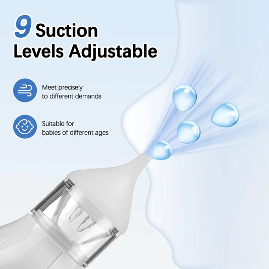 Baby Electric Nasal Aspirator with 9 Suction Levels