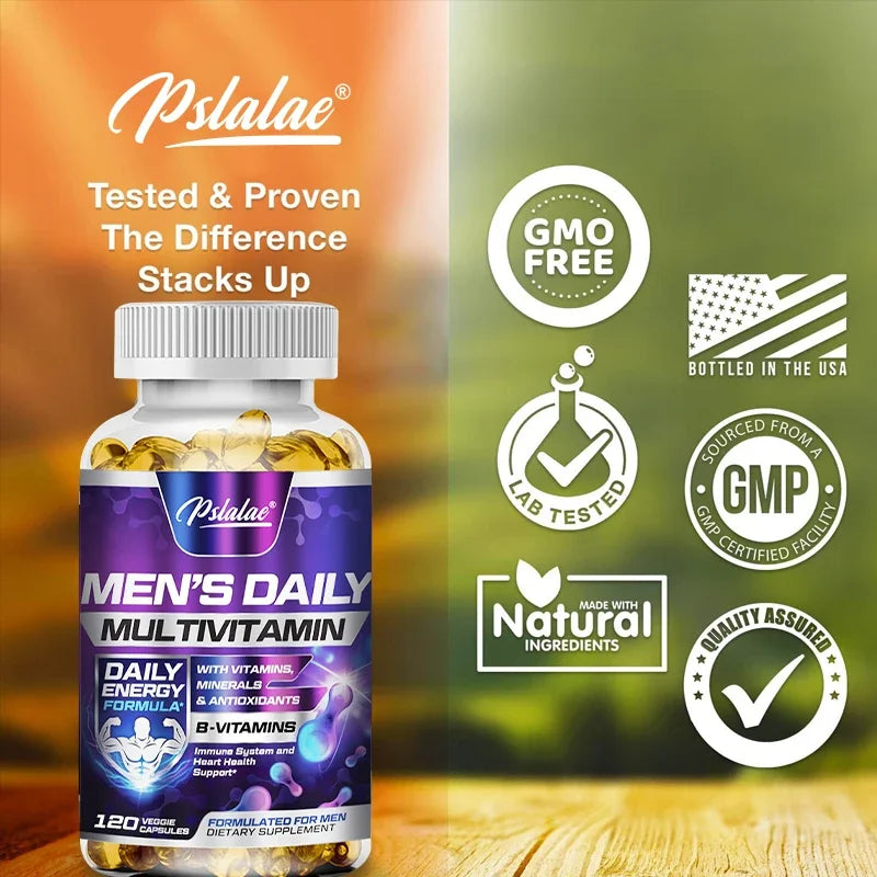 Energy and Immune Vitamin Supplement for Men